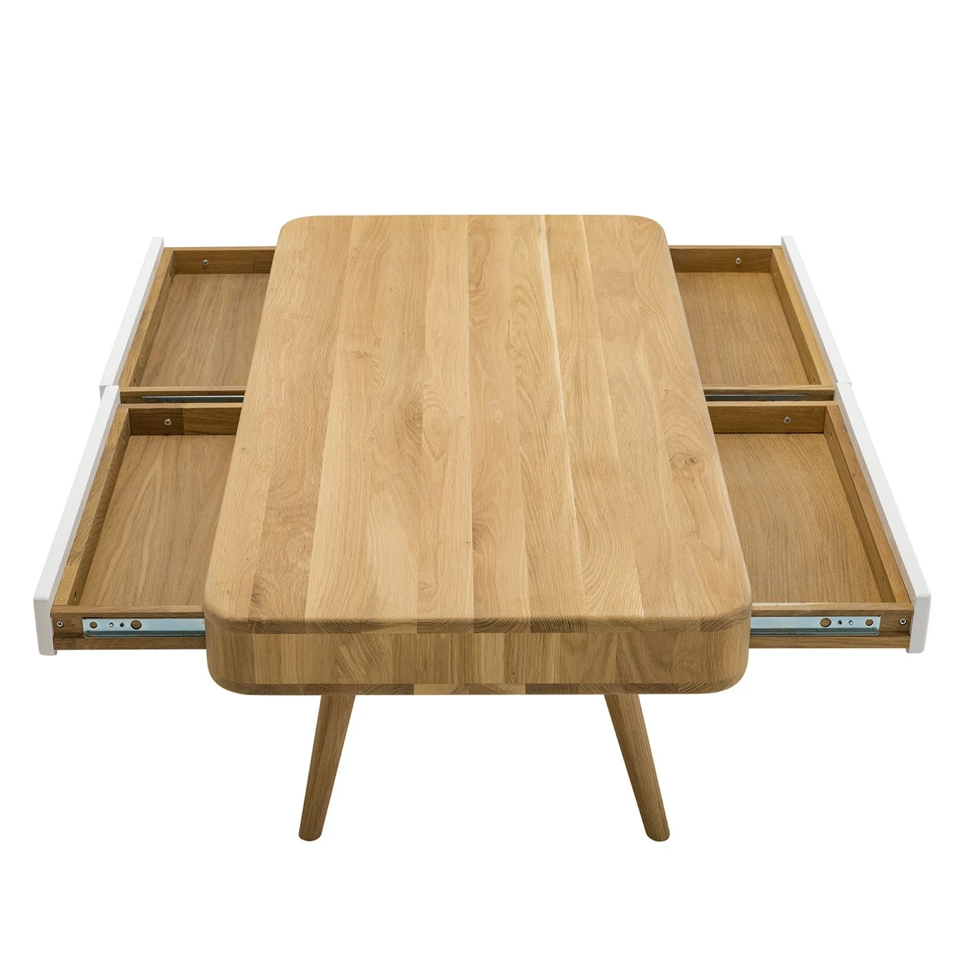 Studio Copenhagen Couchtisch Loca II - Wildeiche teilmassiv - Wildeiche / Weiß 12 Studio Copenhagen Couchtisch Loca II - Wildeiche teilmassiv - Wildeiche / Weiß – Bild 12