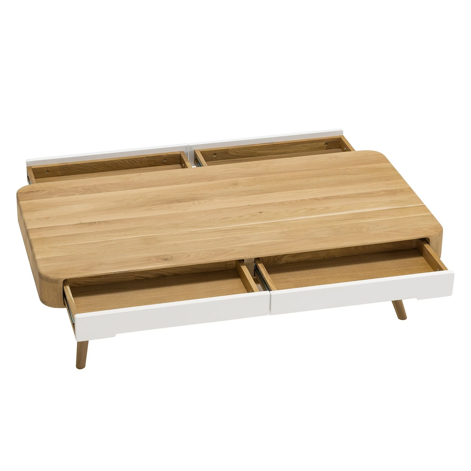 Studio Copenhagen Couchtisch Loca II - Wildeiche teilmassiv - Wildeiche / Weiß 10 Studio Copenhagen Couchtisch Loca II - Wildeiche teilmassiv - Wildeiche / Weiß – Bild 10