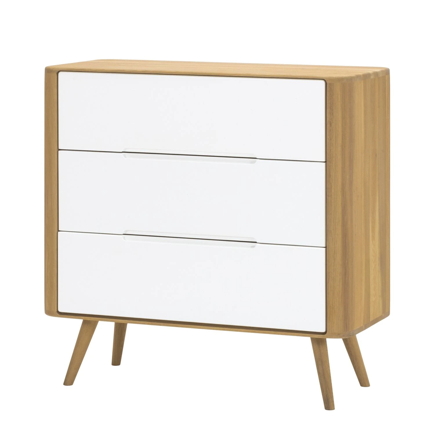 Studio Copenhagen Kommode Loca IV - Wildeiche teilmassiv - Weiß / Wildeiche 1 Studio Copenhagen Kommode Loca IV - Wildeiche teilmassiv - Weiß / Wildeiche