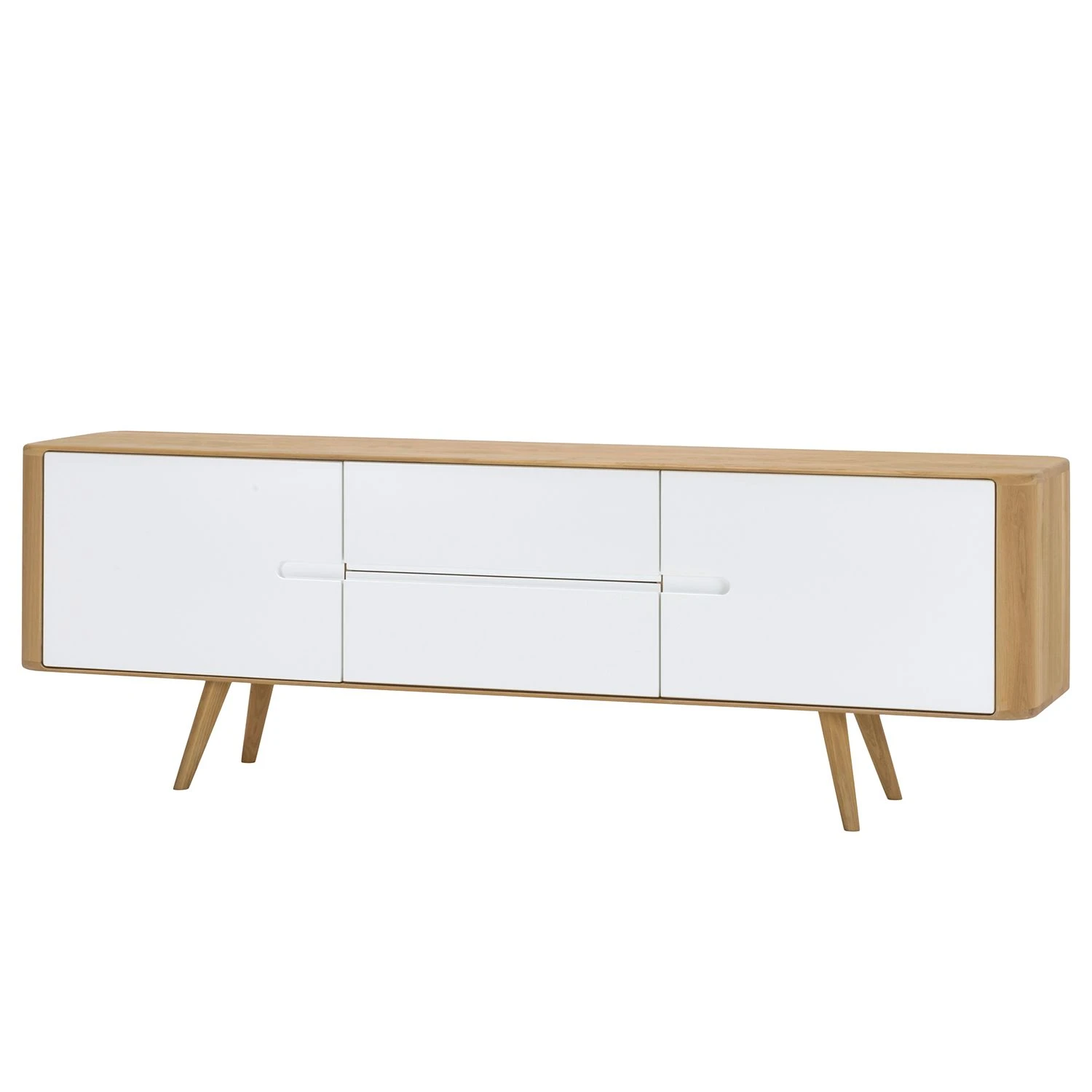 Studio Copenhagen Sideboard Loca I - Weiß / Wildeiche - Breite: 180 cm 1 Studio Copenhagen Sideboard Loca I - Weiß / Wildeiche - Breite: 180 cm