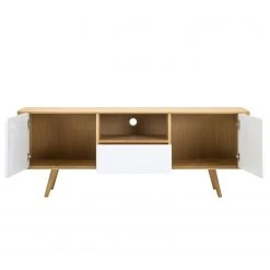 Studio Copenhagen TV-Lowboard Loca III - Weiß / Eiche -Wohnzimmermöbel boutique en ligne 1000005413 60 GALLERYIMAGES P000000001000005413