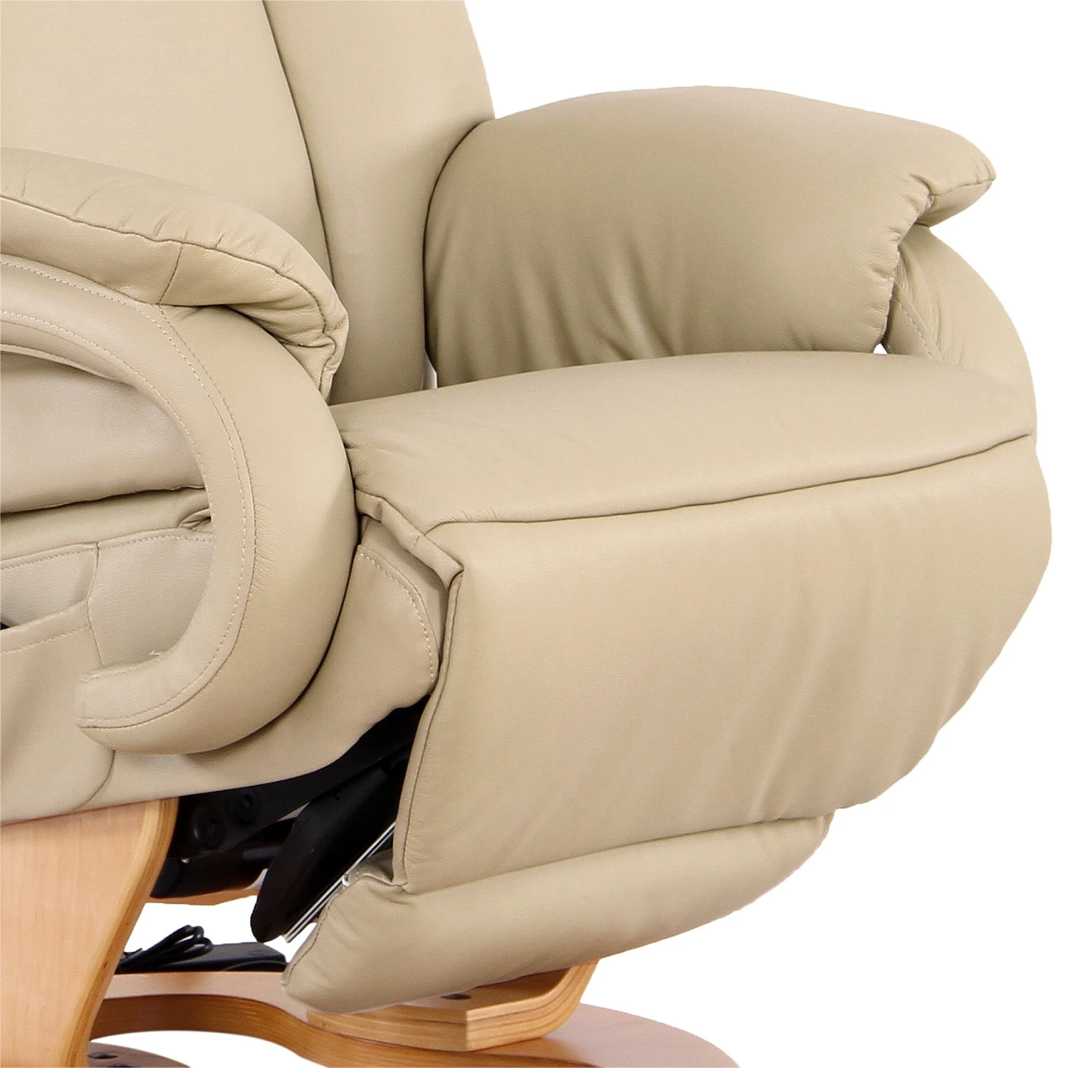 Modoform Relaxsessel Casey - Echtleder/Kunstleder - Creme 10 Modoform Relaxsessel Casey - Echtleder/Kunstleder - Creme – Bild 10