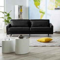 Loftscape Schlafsofa Club - Kunstleder Schwarz -Wohnzimmermöbel boutique en ligne 1000007585 200224 15342500033 MOOD DETAILS P000000001000007585 mood