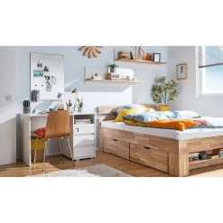 Mørteens Wandboard Lindholm - Eiche teilmassiv - Matt Weiß -Wohnzimmermöbel boutique en ligne 1000008001 180703 12583402 MOOD GALLERYIMAGES P000000001000008001 mood