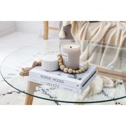 Mørteens Couchtisch Forsby - Glas / Eiche massiv -Wohnzimmermöbel boutique en ligne 1000008509 210323 15100200008 DETAILS P000000001000008509