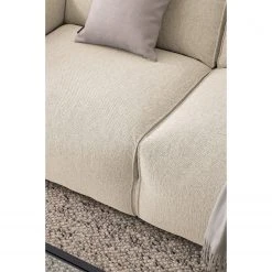 Studio Copenhagen 2-Sitzer Sofa HUDSON - Webstoff Saia: Beige -Wohnzimmermöbel boutique en ligne 1000009117 201130 15531600016 DETAILS P000000001000009117