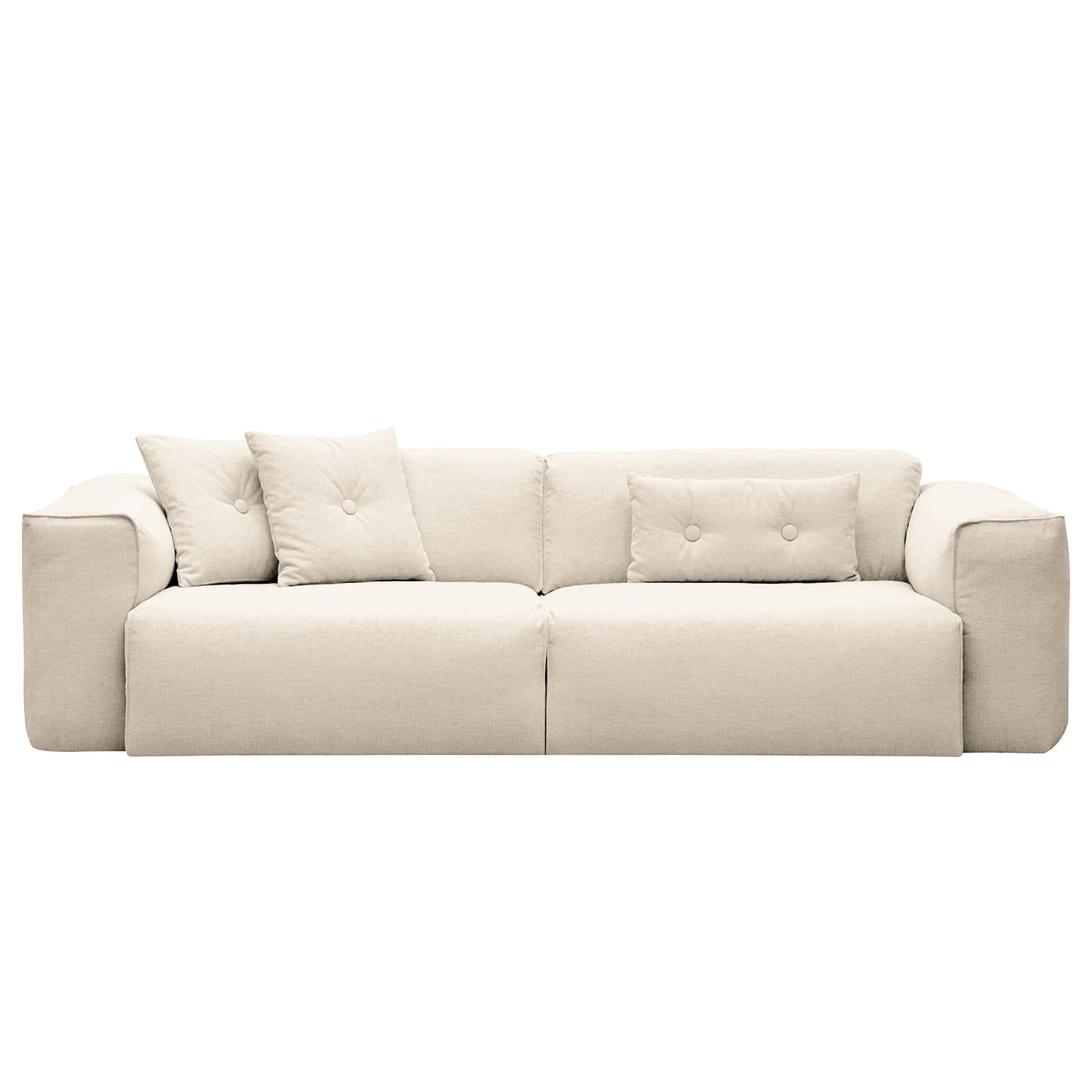 Studio Copenhagen 3-Sitzer Sofa HUDSON - Webstoff Saia: Beige 5 Studio Copenhagen 3-Sitzer Sofa HUDSON - Webstoff Saia: Beige – Bild 5
