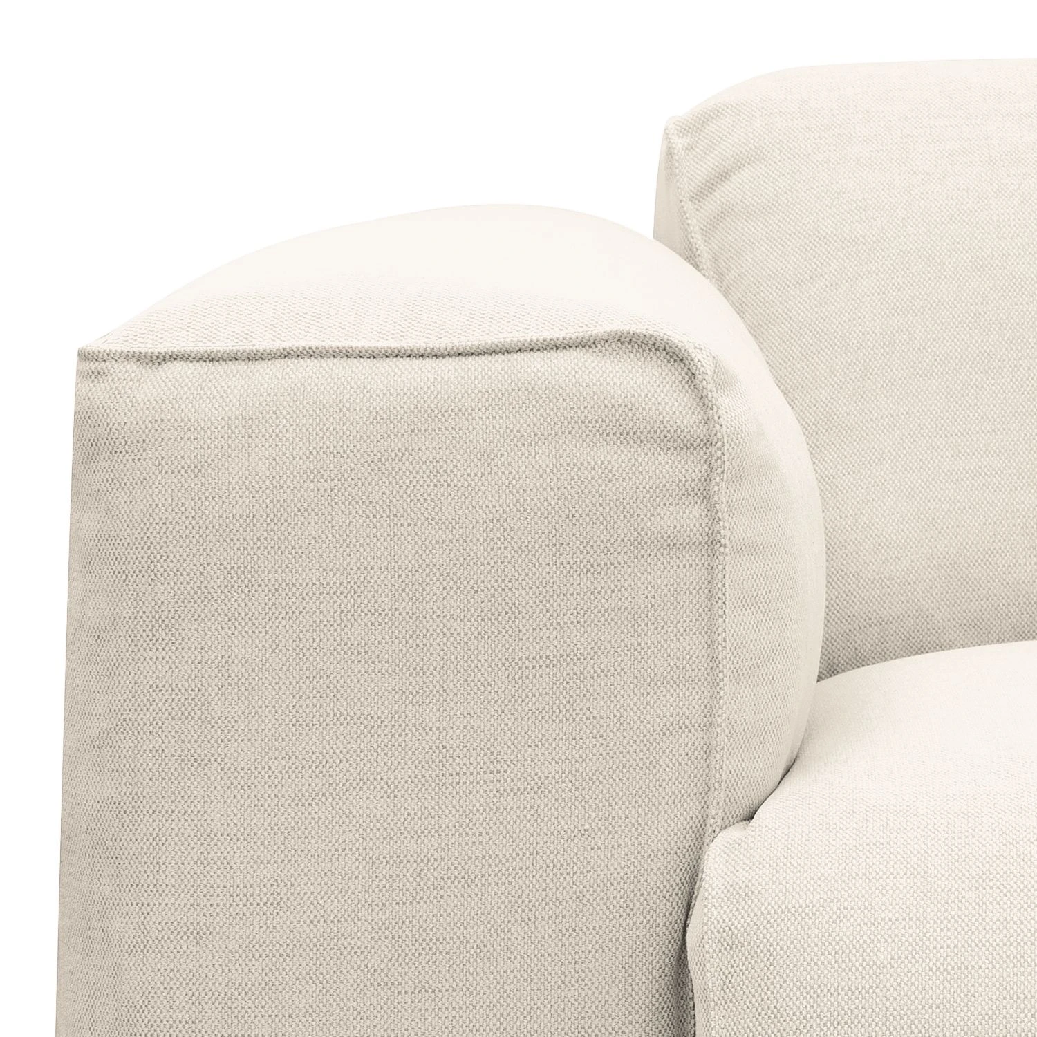 Studio Copenhagen Ecksofa HUDSON 3-Sitzer mit Recamiere - Webstoff Saia: Beige - Longchair davorstehend rechts 4 Studio Copenhagen Ecksofa HUDSON 3-Sitzer mit Recamiere - Webstoff Saia: Beige - Longchair davorstehend rechts – Bild 4