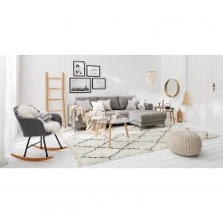 Fredriks Ecksofa Summer - Webstoff Madu: Hellgrau - Longchair davorstehend rechts - Ohne Schlaffunktion -Wohnzimmermöbel boutique en ligne 1000012445 201012 15262800008 MOOD DETAILS P000000001000012445 mood