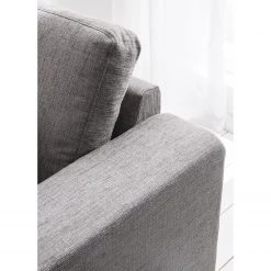 Fredriks Wohnlandschaft Summer Webstoff - Webstoff Madu: Hellgrau - Longchair davorstehend rechts / Ottomane links -Wohnzimmermöbel boutique en ligne 1000012449 201130 15533000186 DETAILS P000000001000012449