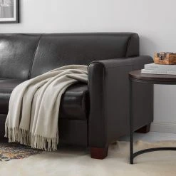 Maison Belfort Sofa Fragola (3-Sitzer) - Echtleder Dunkelbraun -Wohnzimmermöbel boutique en ligne 1000015214 201127 16483100051 DETAILS P000000001000015214