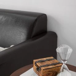 Maison Belfort Sofa Fragola (3-Sitzer) - Echtleder Dunkelbraun -Wohnzimmermöbel boutique en ligne 1000015214 201127 16483100052 DETAILS P000000001000015214