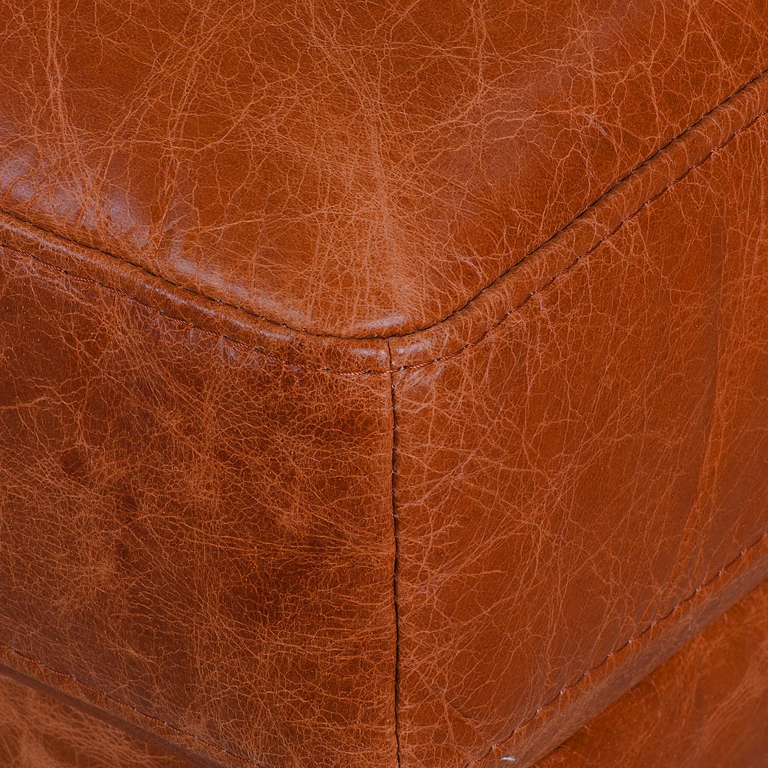 Ars manufacti Ecksofa Horley Echtleder - Vintage Cognac - Longchair davorstehend rechts 20 Ars manufacti Ecksofa Horley Echtleder - Vintage Cognac - Longchair davorstehend rechts – Bild 20