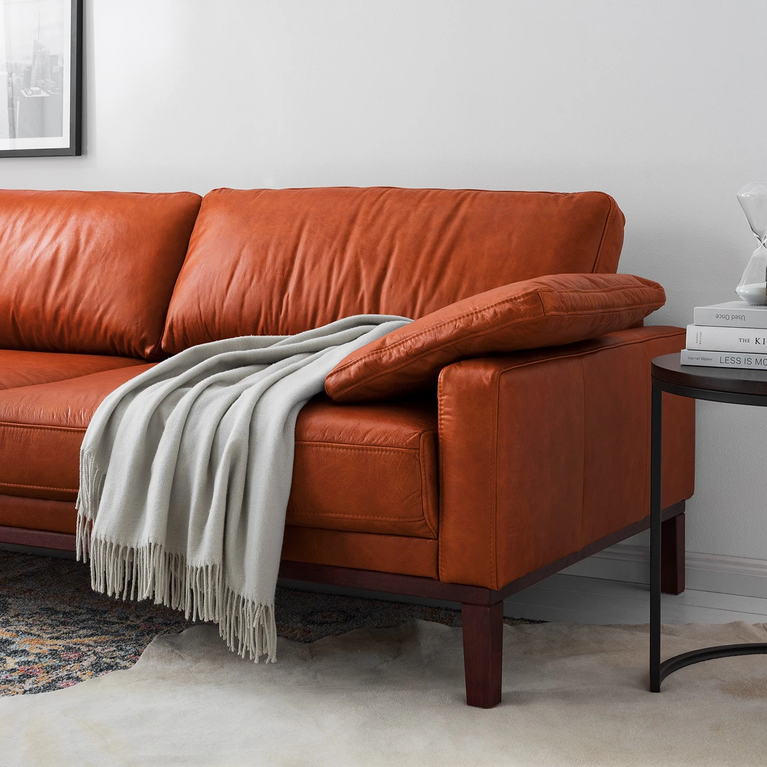 Ars manufacti Sofa Horley (3-Sitzer) Echtleder - Vintage Cognac 8 Ars manufacti Sofa Horley (3-Sitzer) Echtleder - Vintage Cognac – Bild 8