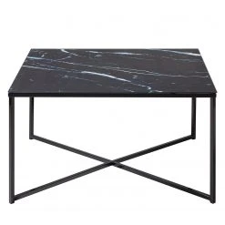 Fredriks Couchtisch Katori II - Glas / Metall - Marmor Schwarz Dekor / Schwarz -Wohnzimmermöbel boutique en ligne 1000015760 200406 19083900002 DETAILS P000000001000015760