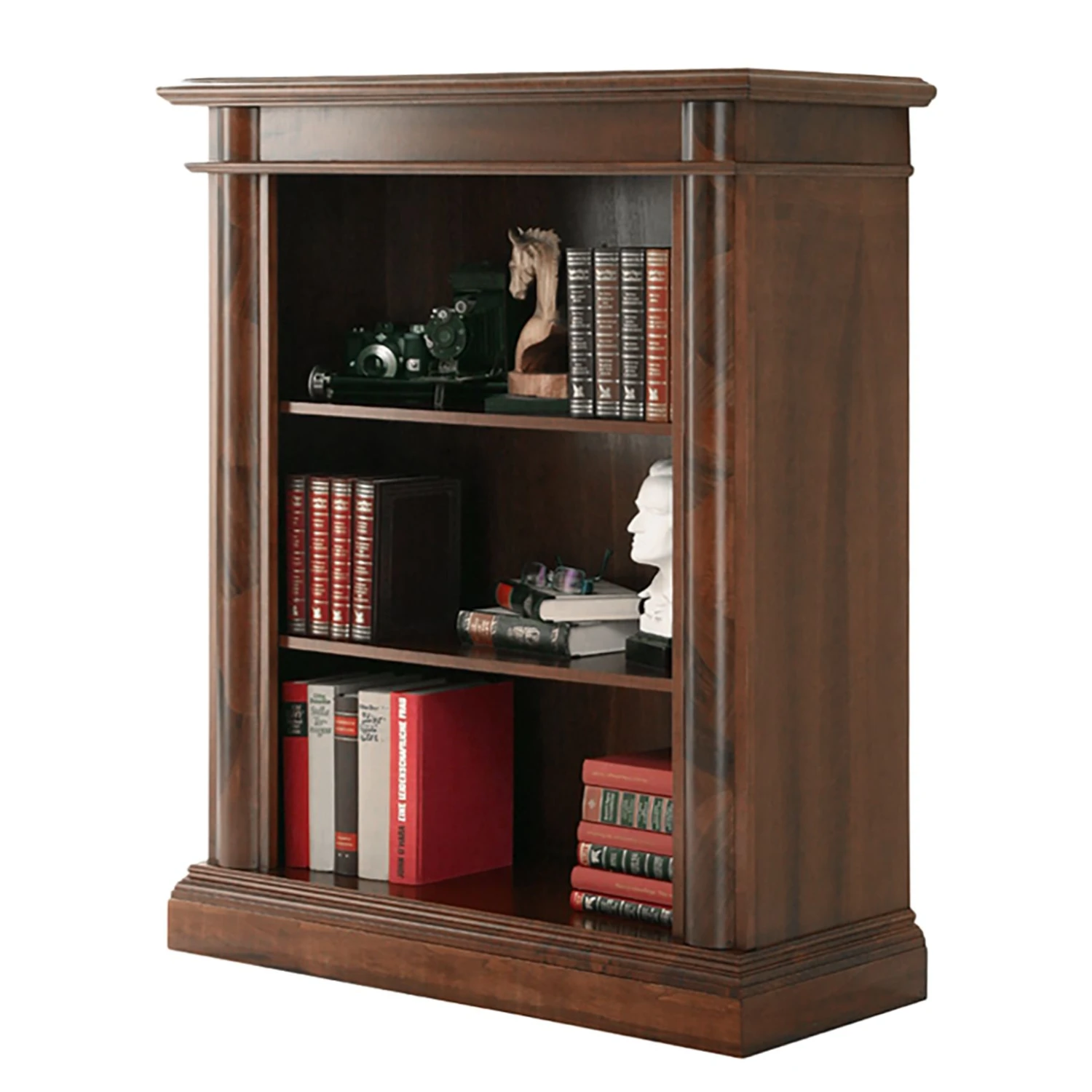 Montreux Mehrzweckregal Materro I - Echtholzfurnier - Nussbaum Antik 1 Montreux Mehrzweckregal Materro I - Echtholzfurnier - Nussbaum Antik