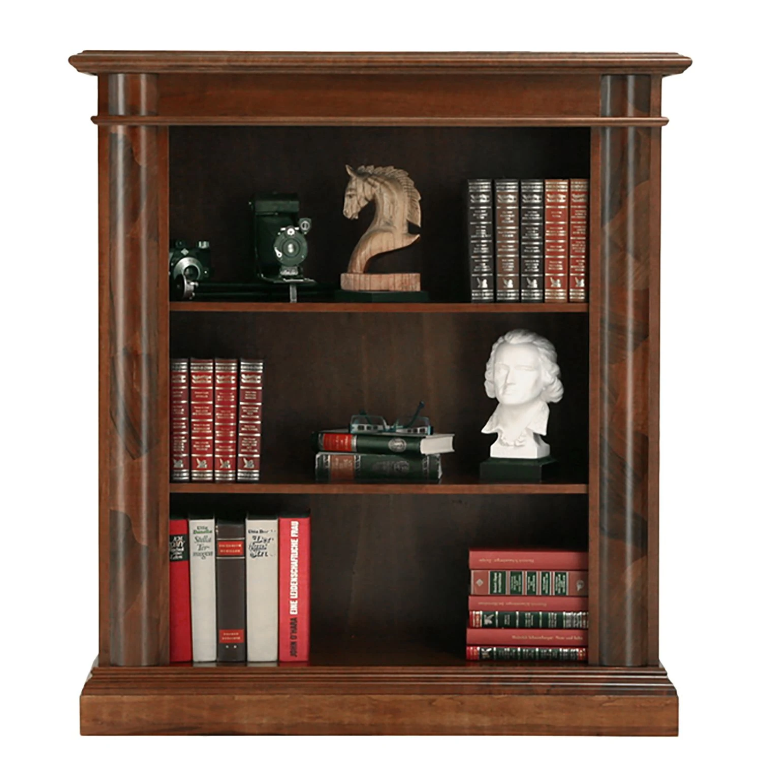 Montreux Mehrzweckregal Materro I - Echtholzfurnier - Nussbaum Antik 4 Montreux Mehrzweckregal Materro I - Echtholzfurnier - Nussbaum Antik – Bild 4