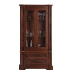 Montreux Vitrine Pevy - Ayous teilmassiv - Antikbraun 16 Montreux Vitrine Pevy - Ayous teilmassiv - Antikbraun -Wohnzimmermöbel boutique en ligne 1000017533 030 GALLERYIMAGES P000000001000017533