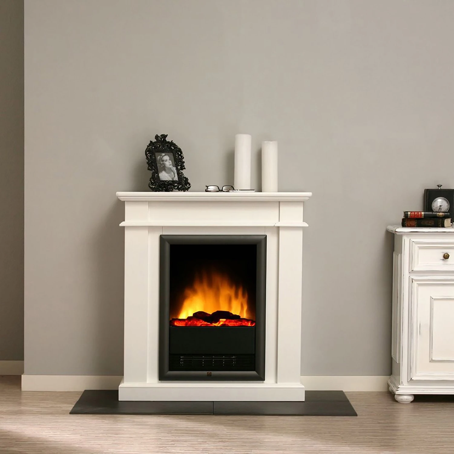 Montreux Elektrokamin Osto - Brillantweiß 3 Montreux Elektrokamin Osto - Brillantweiß – Bild 3