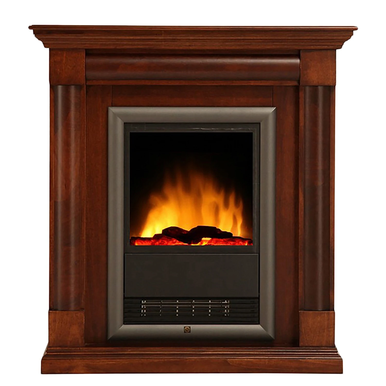 Montreux Elektrokamin Lomba - Nußbaumfarbig antik mit Wurzelfurnier 4 Montreux Elektrokamin Lomba - Nußbaumfarbig antik mit Wurzelfurnier – Bild 4