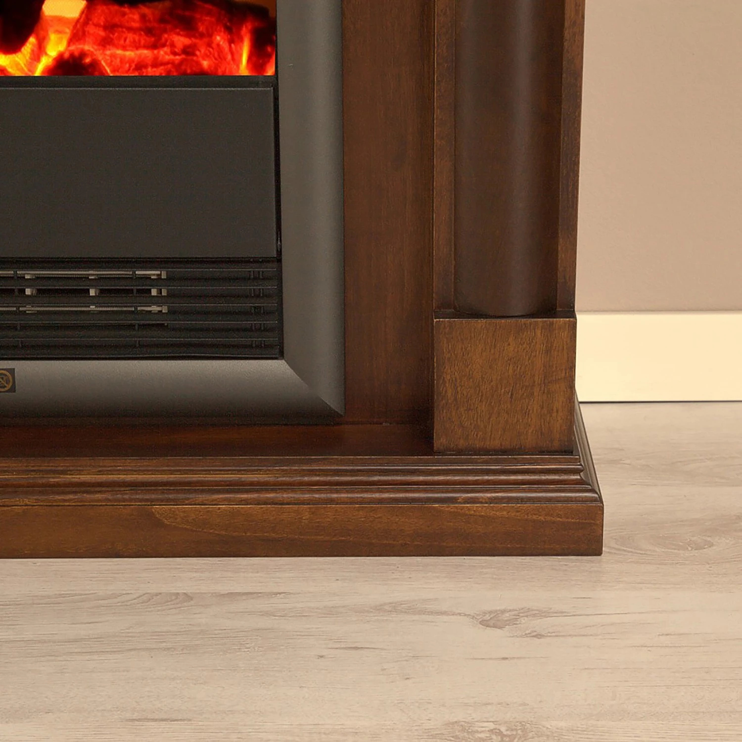 Montreux Elektrokamin Lomba - Nußbaumfarbig antik mit Wurzelfurnier 10 Montreux Elektrokamin Lomba - Nußbaumfarbig antik mit Wurzelfurnier – Bild 10