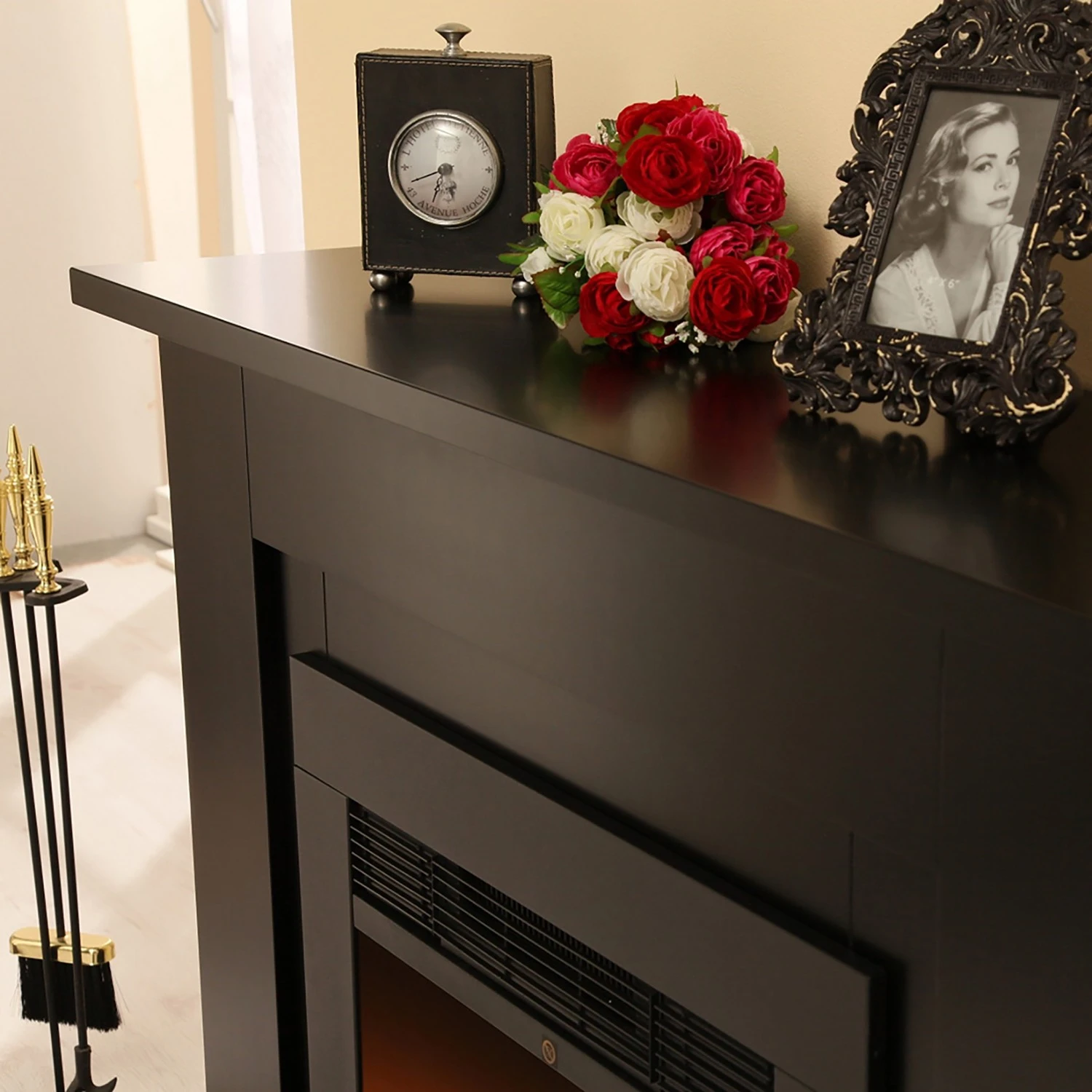 Montreux Elektrokamin Shanghai - schwarz seidenmatt lackiert, anthrazit 7 Montreux Elektrokamin Shanghai - schwarz seidenmatt lackiert, anthrazit – Bild 7