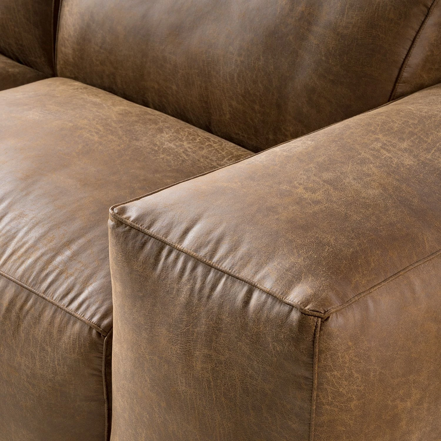 Ars manufacti Bigsofa Manchester Antiklederlook - Camel 10 Ars manufacti Bigsofa Manchester Antiklederlook - Camel – Bild 10