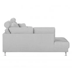 Fredriks Wohnlandschaft Arietta I Webstoff - Platingrau - Longchair davorstehend rechts / Ottomane links -Wohnzimmermöbel boutique en ligne 1000021419 180629 09084230 GALLERYIMAGES P000000001000021419