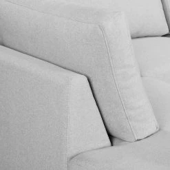 Fredriks Wohnlandschaft Arietta I Webstoff - Platingrau - Longchair davorstehend rechts / Ottomane links -Wohnzimmermöbel boutique en ligne 1000021419 180629 09084232 GALLERYIMAGES P000000001000021419