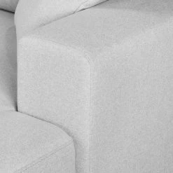 Fredriks Wohnlandschaft Arietta I Webstoff - Platingrau - Longchair davorstehend rechts / Ottomane links -Wohnzimmermöbel boutique en ligne 1000021419 180629 09084236 GALLERYIMAGES P000000001000021419