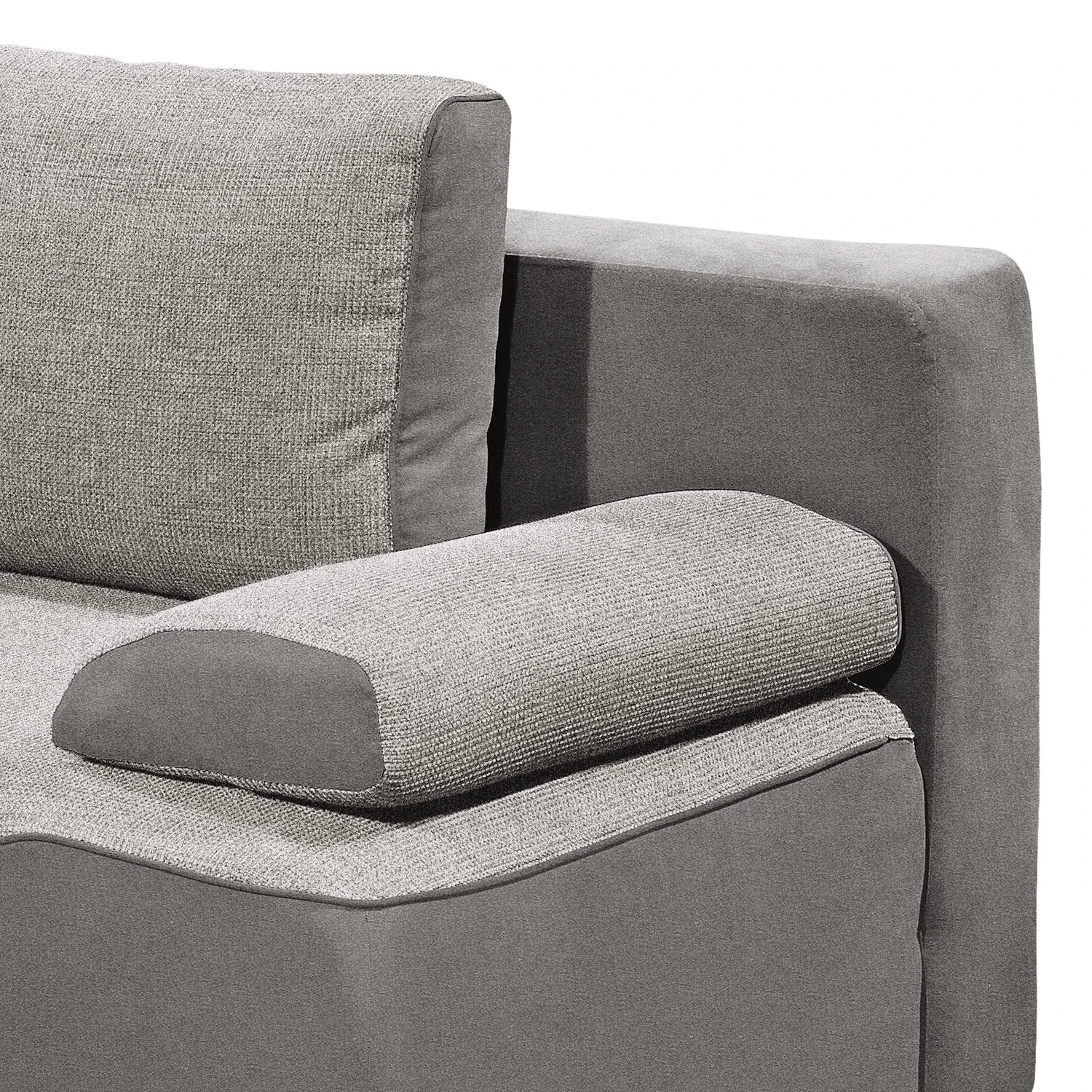 Fredriks Dauerschlafsofa Trepang - Strukturstoff / Flachgewebe - Grau / Hellgrau 6 Fredriks Dauerschlafsofa Trepang - Strukturstoff / Flachgewebe - Grau / Hellgrau – Bild 6