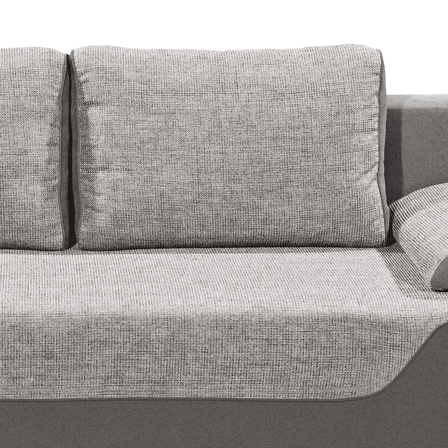 Fredriks Dauerschlafsofa Trepang - Strukturstoff / Flachgewebe - Grau / Hellgrau 7 Fredriks Dauerschlafsofa Trepang - Strukturstoff / Flachgewebe - Grau / Hellgrau – Bild 7