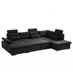 Fredriks Wohnlandschaft Puntiro I - Kunstleder Lilo / Strukturstoff Satur: Schwarz / Anthrazit - Longchair davorstehend links / Ottomane rechts 38 Fredriks Wohnlandschaft Puntiro I - Kunstleder Lilo / Strukturstoff Satur: Schwarz / Anthrazit - Longchair davorstehend links / Ottomane rechts -Wohnzimmermöbel boutique en ligne 1000021540 210614 18402100120 DETAILS P000000001000021540