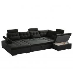 Fredriks Wohnlandschaft Puntiro I - Kunstleder Lilo / Strukturstoff Satur: Schwarz / Anthrazit - Longchair davorstehend links / Ottomane rechts 39 Fredriks Wohnlandschaft Puntiro I - Kunstleder Lilo / Strukturstoff Satur: Schwarz / Anthrazit - Longchair davorstehend links / Ottomane rechts -Wohnzimmermöbel boutique en ligne 1000021540 210614 18402100121 DETAILS P000000001000021540