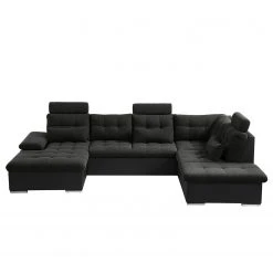 Fredriks Wohnlandschaft Puntiro I - Kunstleder Lilo / Strukturstoff Satur: Schwarz / Anthrazit - Longchair davorstehend links / Ottomane rechts 40 Fredriks Wohnlandschaft Puntiro I - Kunstleder Lilo / Strukturstoff Satur: Schwarz / Anthrazit - Longchair davorstehend links / Ottomane rechts -Wohnzimmermöbel boutique en ligne 1000021540 210614 18402100122 DETAILS P000000001000021540