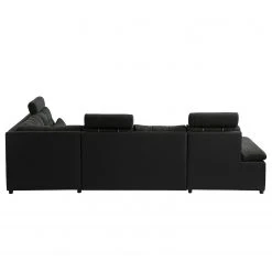 Fredriks Wohnlandschaft Puntiro I - Kunstleder Lilo / Strukturstoff Satur: Schwarz / Anthrazit - Longchair davorstehend links / Ottomane rechts 42 Fredriks Wohnlandschaft Puntiro I - Kunstleder Lilo / Strukturstoff Satur: Schwarz / Anthrazit - Longchair davorstehend links / Ottomane rechts -Wohnzimmermöbel boutique en ligne 1000021540 210614 18402100124 DETAILS P000000001000021540