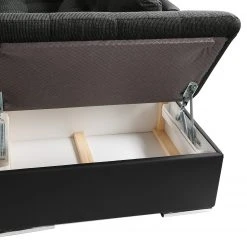 Fredriks Wohnlandschaft Puntiro I - Kunstleder Lilo / Strukturstoff Satur: Schwarz / Anthrazit - Longchair davorstehend links / Ottomane rechts 55 Fredriks Wohnlandschaft Puntiro I - Kunstleder Lilo / Strukturstoff Satur: Schwarz / Anthrazit - Longchair davorstehend links / Ottomane rechts -Wohnzimmermöbel boutique en ligne 1000021540 210614 18402100137 DETAILS P000000001000021540