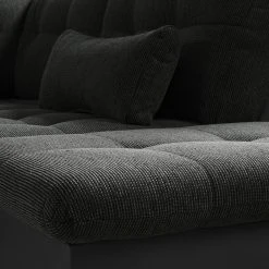 Fredriks Wohnlandschaft Puntiro I - Kunstleder Lilo / Strukturstoff Satur: Schwarz / Anthrazit - Longchair davorstehend links / Ottomane rechts 57 Fredriks Wohnlandschaft Puntiro I - Kunstleder Lilo / Strukturstoff Satur: Schwarz / Anthrazit - Longchair davorstehend links / Ottomane rechts -Wohnzimmermöbel boutique en ligne 1000021540 210614 18402100139 DETAILS P000000001000021540