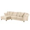 Maison Belfort Ecksofa Colares Cord - Creme - Longchair davorstehend links
