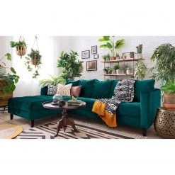 Jack & Alice Ecksofa Elnora - Türkis - Ottomane davorstehend links - Ohne Hocker 21 Jack & Alice Ecksofa Elnora - Türkis - Ottomane davorstehend links - Ohne Hocker -Wohnzimmermöbel boutique en ligne 1000022189 181114 11415307 MOOD GALLERYIMAGES P000000001000022189 mood