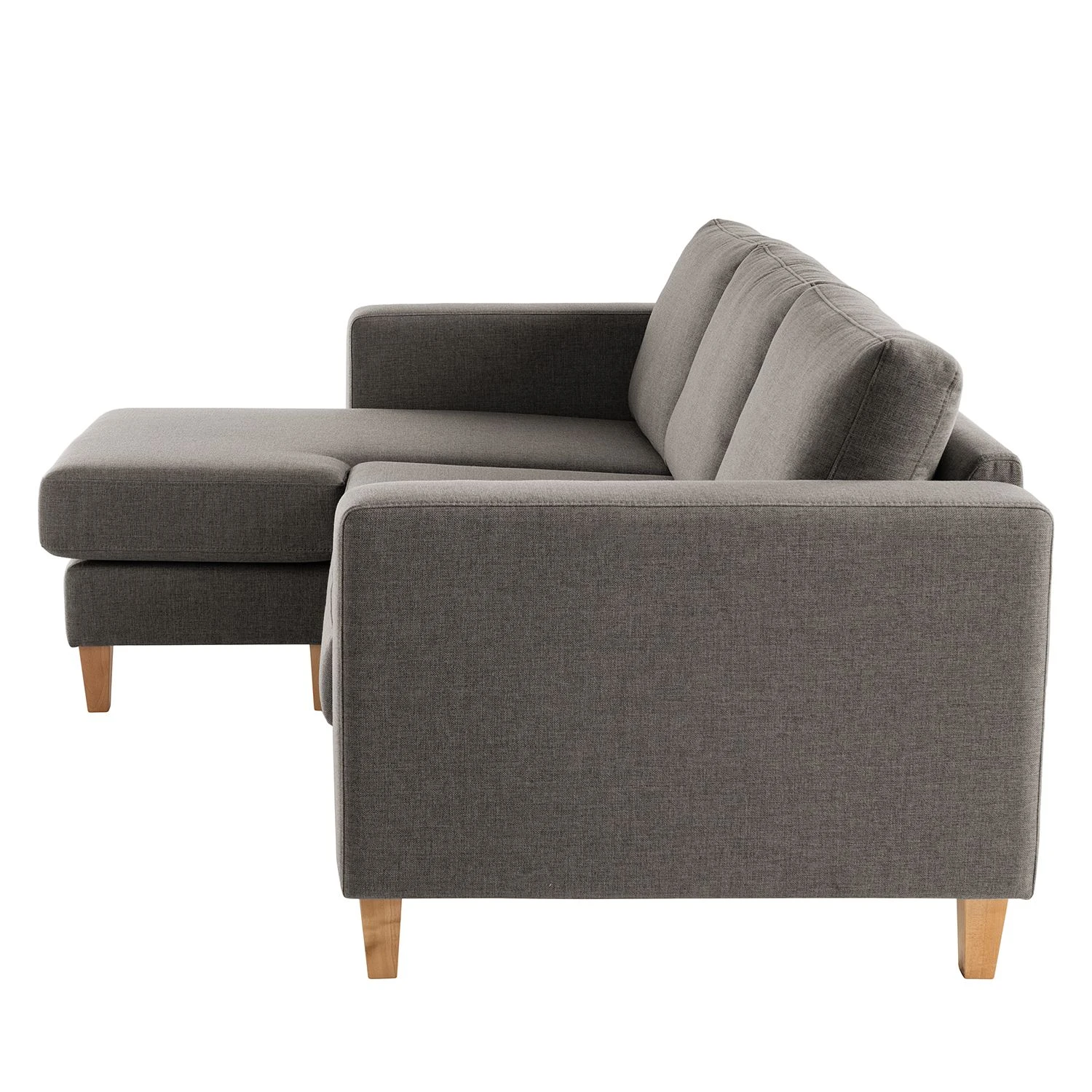 Norrwood Ecksofa MAISON 2-Sitzer mit Longchair - Webstoff Inas: Cubanit - Longchair davorstehend links 5 Norrwood Ecksofa MAISON 2-Sitzer mit Longchair - Webstoff Inas: Cubanit - Longchair davorstehend links – Bild 5