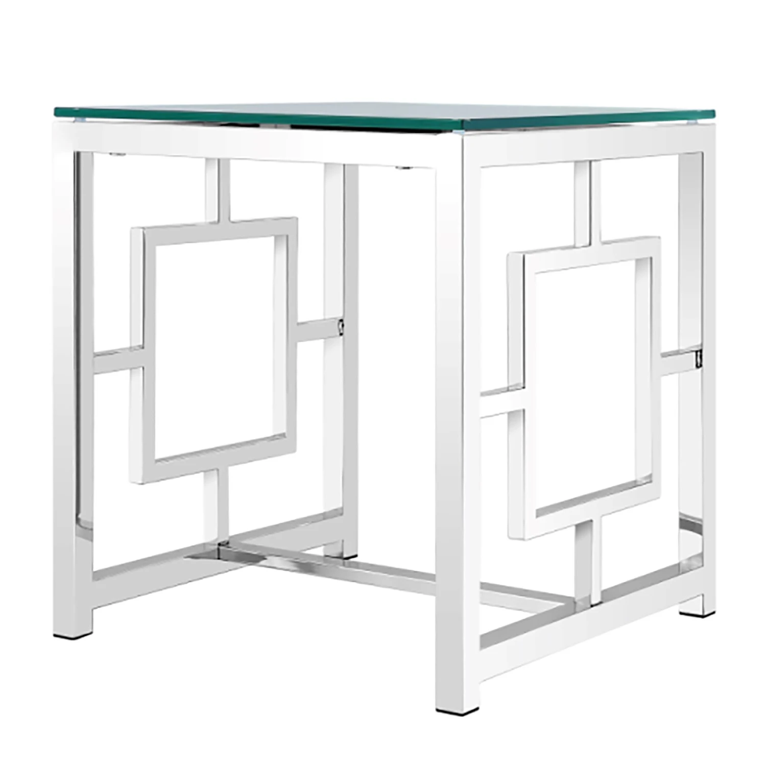 Jack & Alice Couchtisch Tynset - Glas / Stahl 1 Jack & Alice Couchtisch Tynset - Glas / Stahl