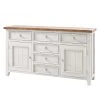 Maison Belfort Sideboard Balignton I - Kiefer massiv - Weiß