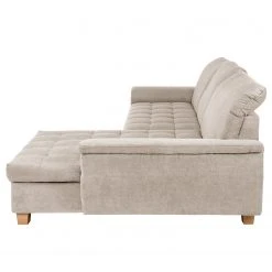 Ars Natura Ecksofa Charlo Microfaser - Cappuccino - Longchair davorstehend rechts - Mit Schlaffunktion -Wohnzimmermöbel boutique en ligne 1000029556 220802 120 DETAILS P000000001000029556