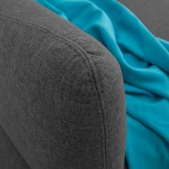 Loftscape Ecksofa Radway Flachgewebe - Dunkelgrau - Ottomane davorstehend rechts -Wohnzimmermöbel boutique en ligne 1000030795 180628 15041293 GALLERYIMAGES P000000001000030795