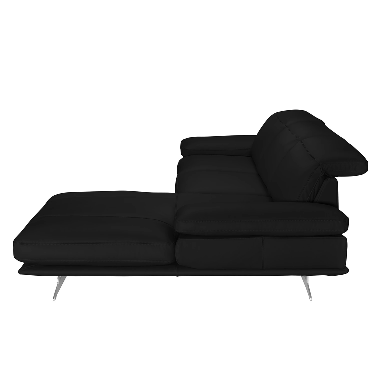 Loftscape Ecksofa Kingman Echtleder - Schwarz - Longchair davorstehend rechts 6 Loftscape Ecksofa Kingman Echtleder - Schwarz - Longchair davorstehend rechts – Bild 6