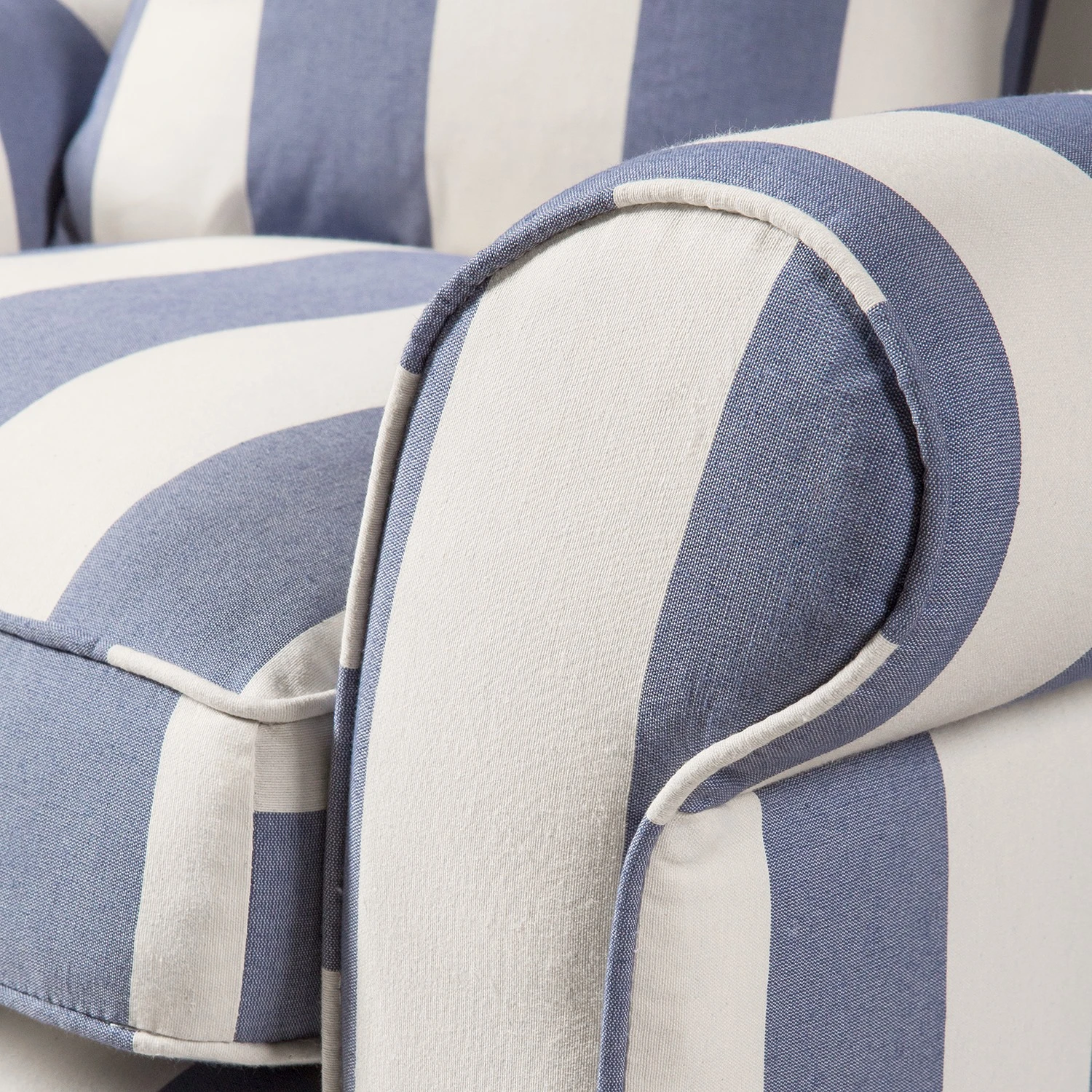 Maison Belfort Sessel Colmar - Blau - Mit Hocker 9 Maison Belfort Sessel Colmar - Blau - Mit Hocker – Bild 9