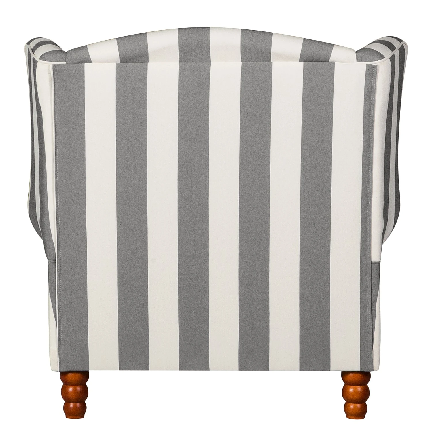 Maison Belfort Ohrensessel Colmar XXL - Grauweiß 5 Maison Belfort Ohrensessel Colmar XXL - Grauweiß – Bild 5