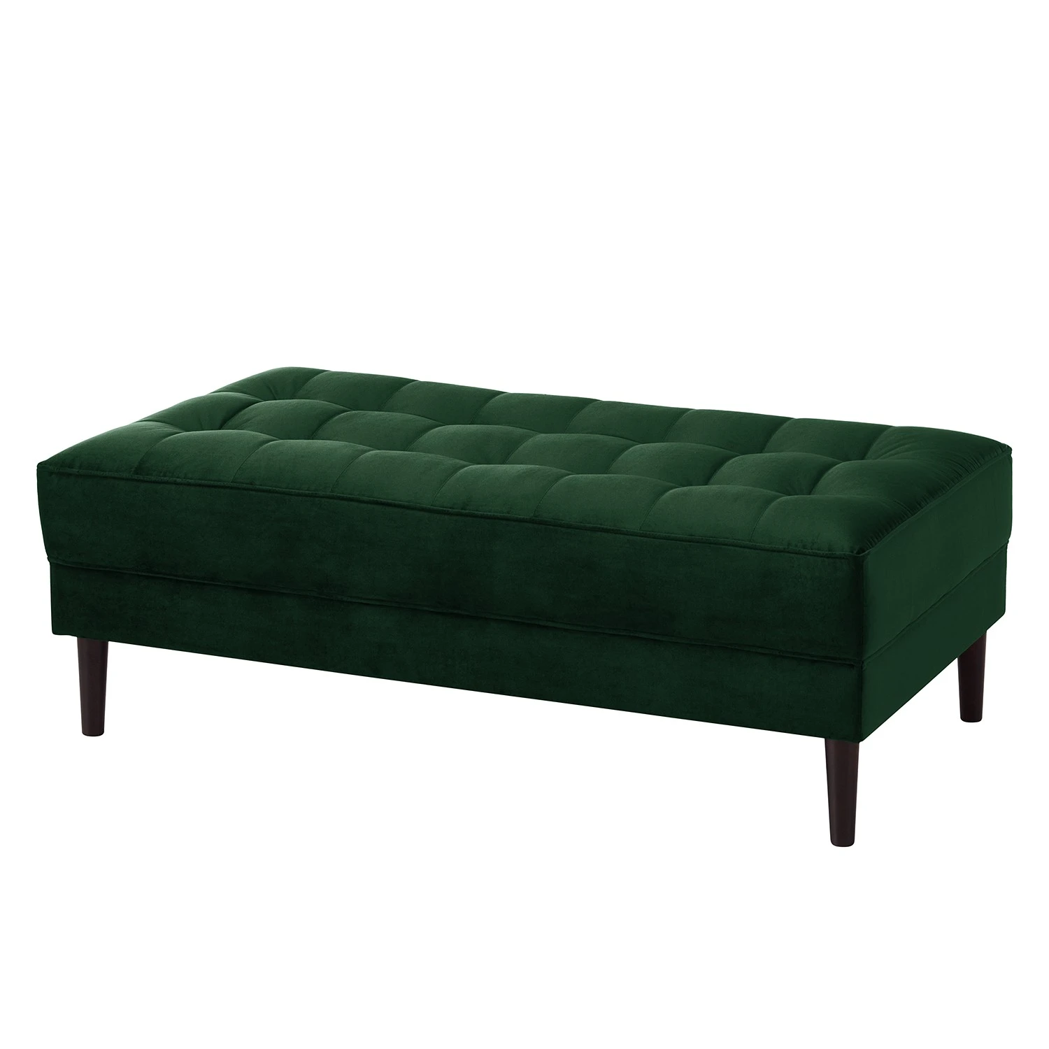 Eva Padberg Collection Ecksofa LAONA - Samt Pauno: Dunkelgrün - Longchair davorstehend rechts - Mit Hocker 5 Eva Padberg Collection Ecksofa LAONA - Samt Pauno: Dunkelgrün - Longchair davorstehend rechts - Mit Hocker – Bild 5