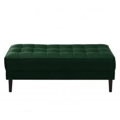 Eva Padberg Collection Hockerbank LAONA - Samt Pauno: Dunkelgrün -Wohnzimmermöbel boutique en ligne 1000032248 200603 12035200328 DETAILS P000000001000032248